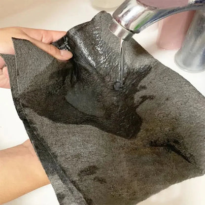 Highly absorbent microfiber cleaning towel