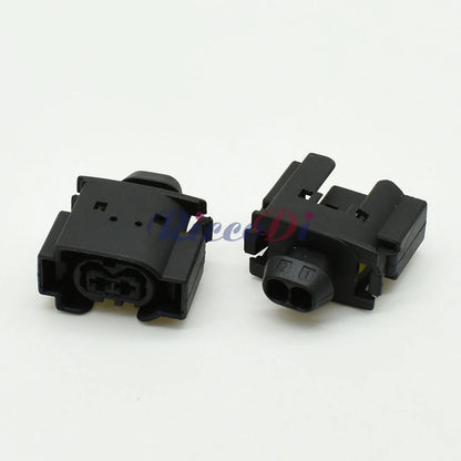 Durable plastic housing of 2-pin automotive AC assembly waterproof connector