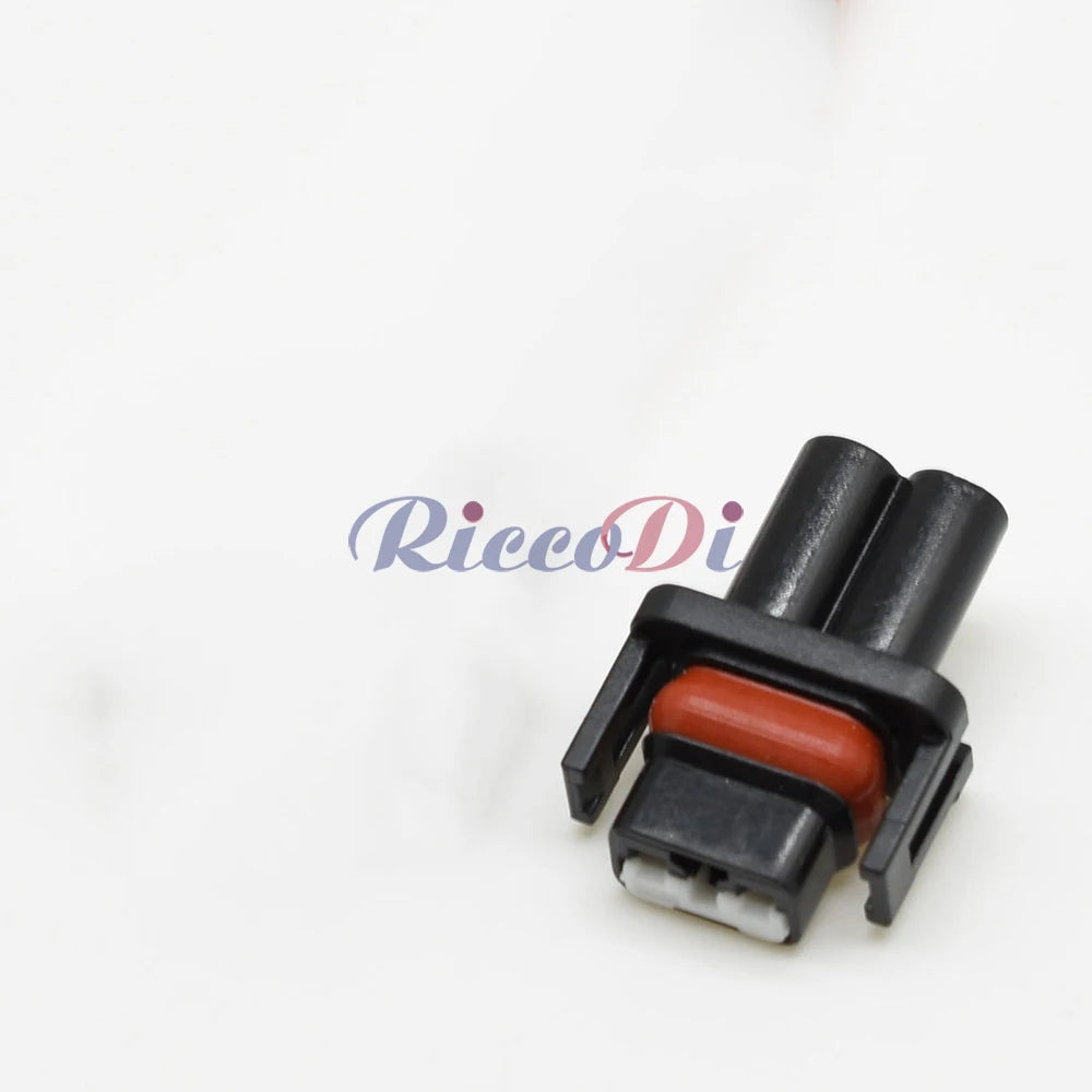 Rear view of DJ70216Y-1-21 AC solenoid harness plug showing wire connection points and durable insulation