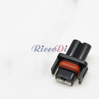 Rear view of DJ70216Y-1-21 AC solenoid harness plug showing wire connection points and durable insulation