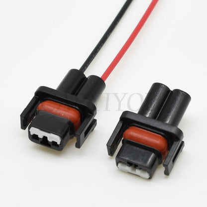 Durable plastic housing and protective sheath of automotive air conditioner solenoid connector DJ70216Y-1-21