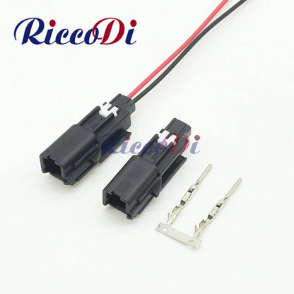 Overview of automotive 2P AC tweeter wire connector with car cable harness socket 6098-8988 6098-7677