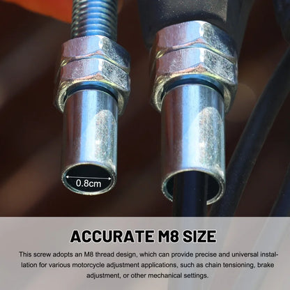 Throttle cable M8 screw accessory for agricultural machinery applications