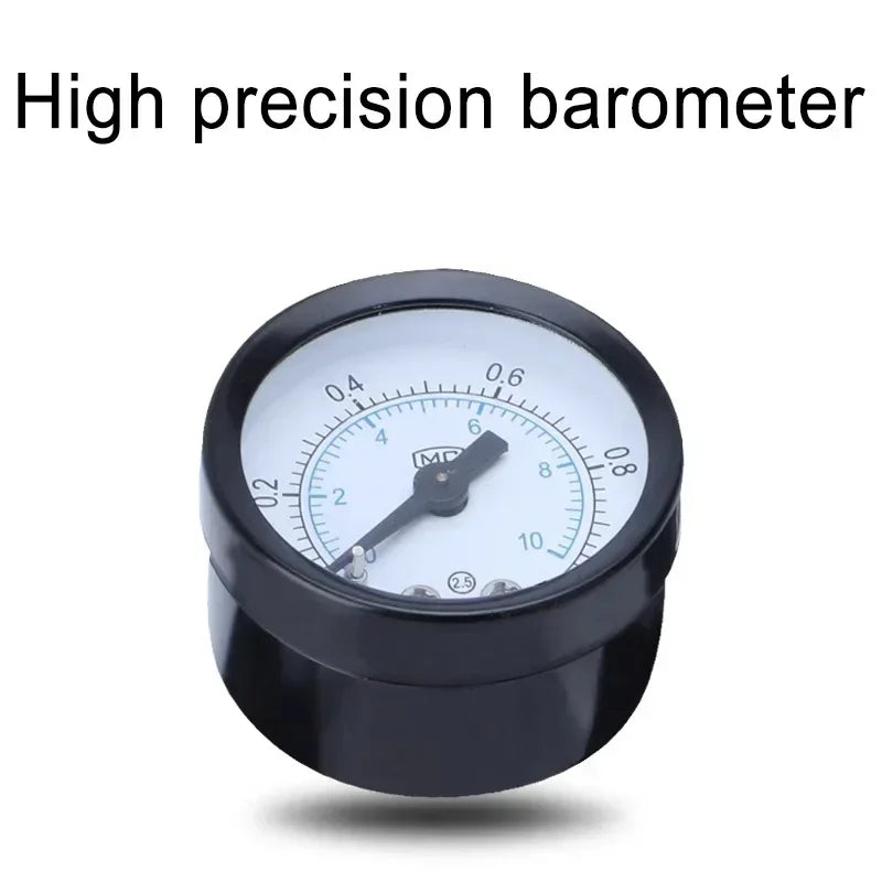 AR2000 pneumatic pressure regulator used for air compressors with 1/4'' BSP thread and multi-size fittings