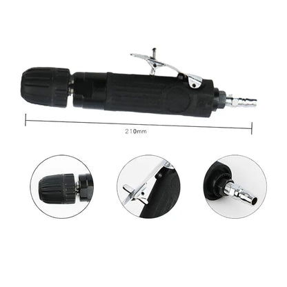 Reversible forward and reverse switch on pneumatic air drill