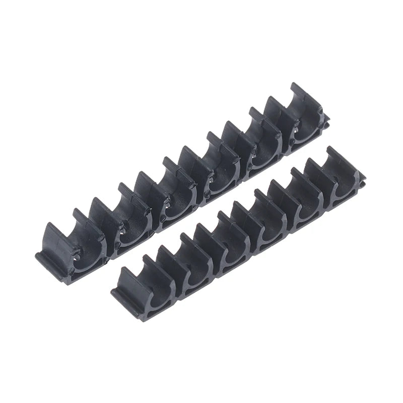 Pneumatic tube air hose fixing clamp 6 way