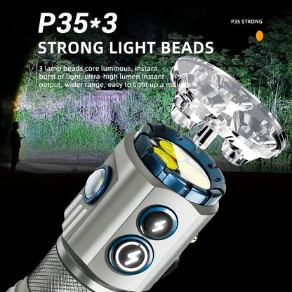 Aluminum alloy pocket torch LED flashlight