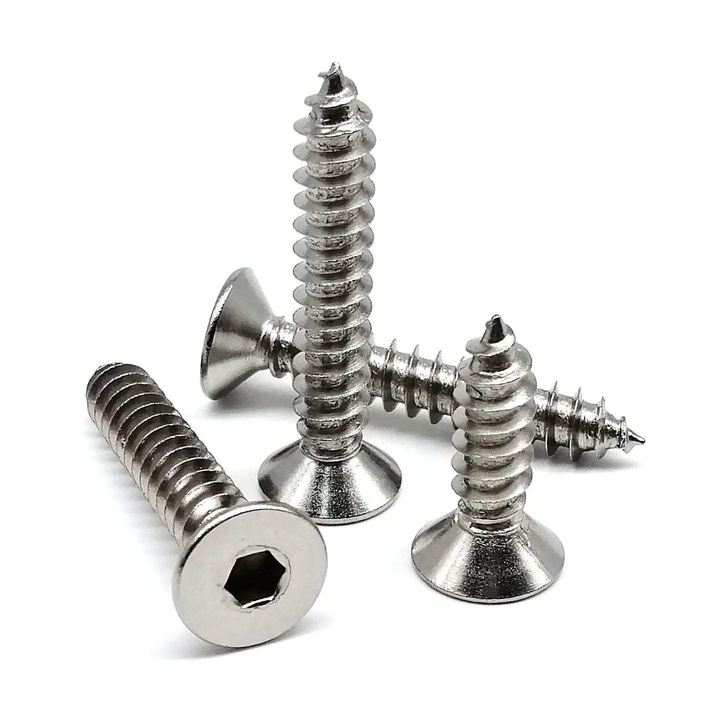 allen-hex-socket-304-stainless-steel-flat-countersunk-wood-screw