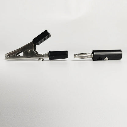 large 55mm solderless alligator clips series with binding posts and screw terminals for electronics testing