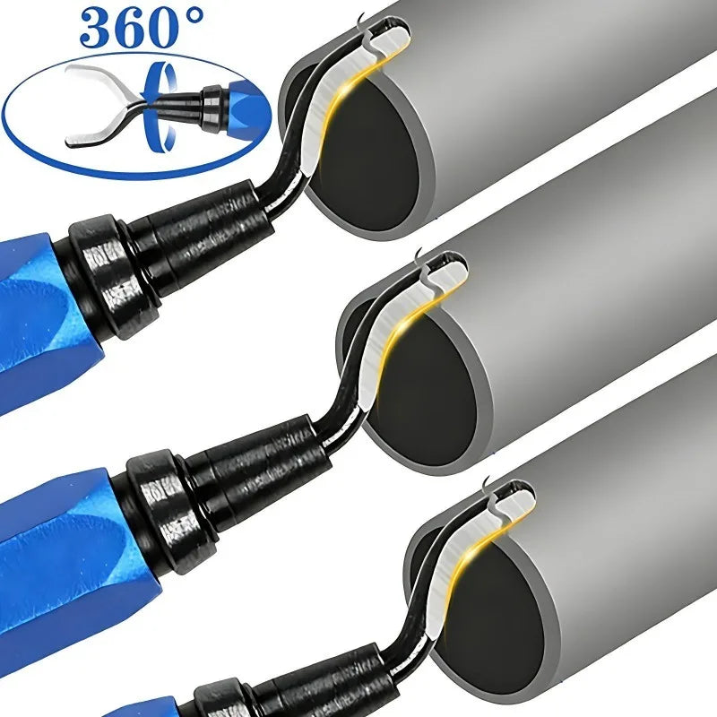 Aluminum handle burr deburring tool metal burr deburrer rotary remover cutter