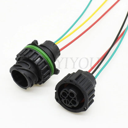 Heavy duty application of AMP 3 Pin waterproof circular connector for truck and industrial machinery