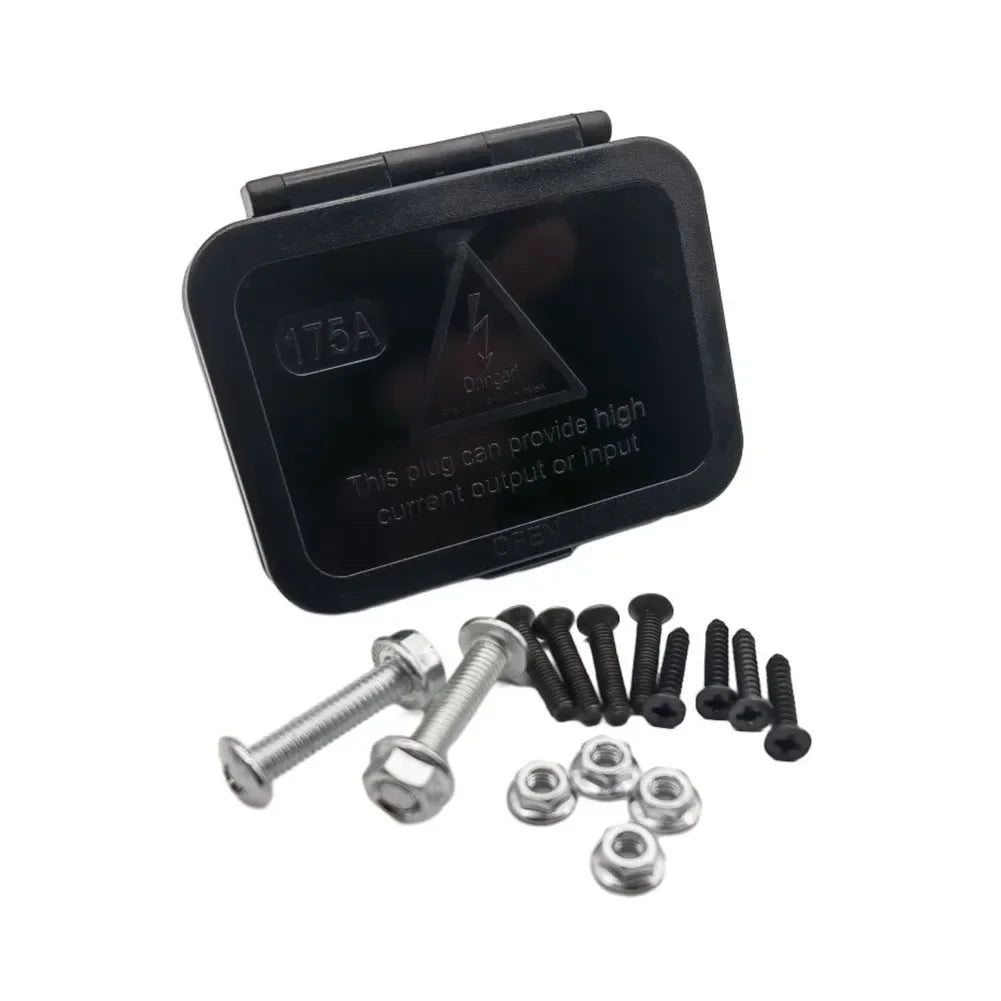 175A Anderson plug connector flush mount bracket panel cover used for caravan wire connector installation