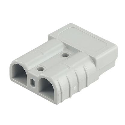 600V 50A Anderson plug connector grey red straight plug, suitable for 6AWG solar and battery cable installations