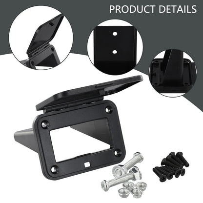 175A Anderson plug connector flush mount bracket panel cover for caravan base installation wire connectors