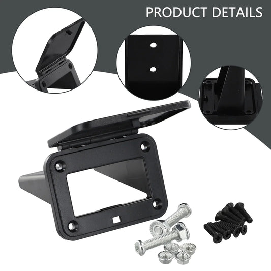 175A Anderson plug connector flush mount bracket panel cover for caravan base installation wire connectors