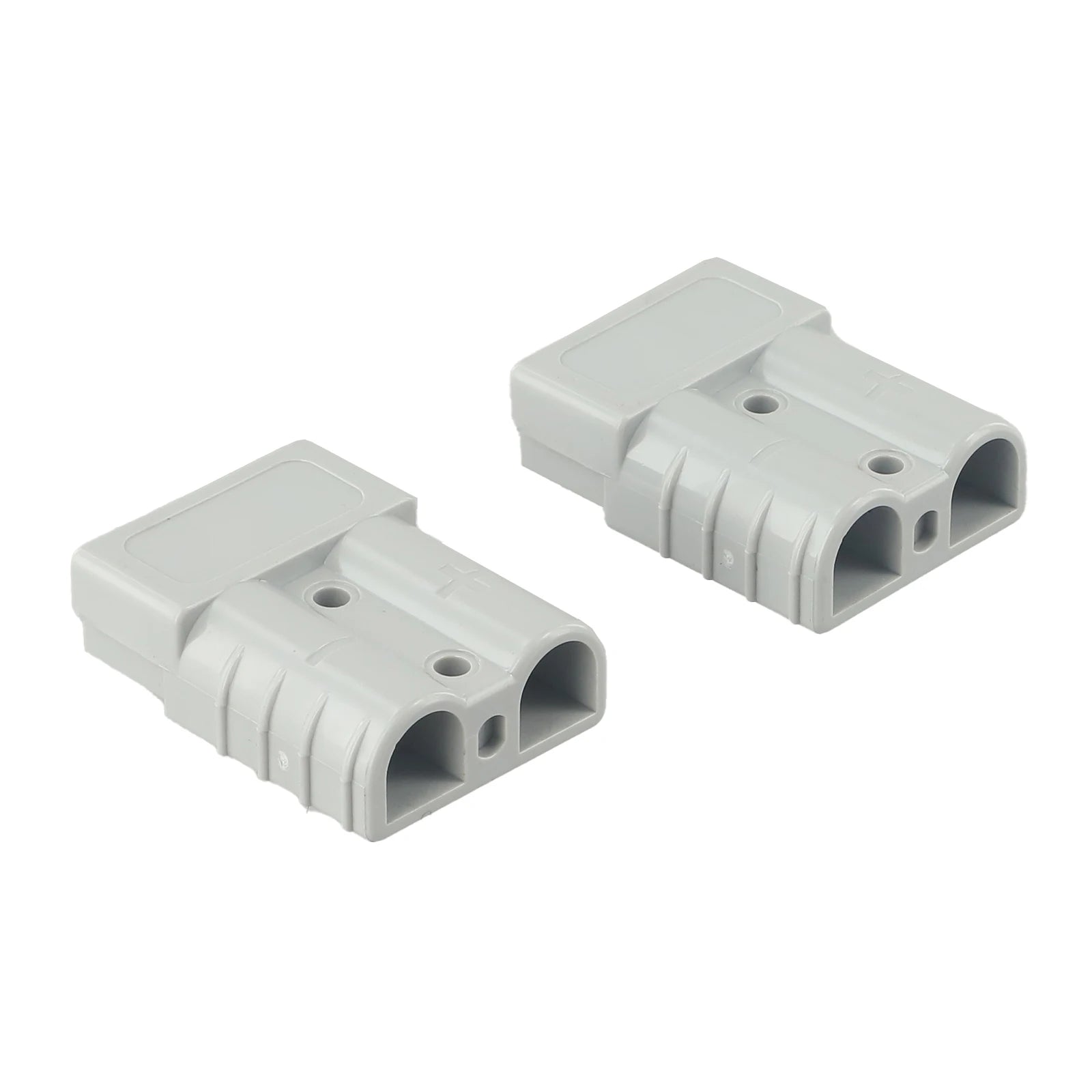 50A Anderson straight plug structure showing high current contacts and 6AWG cable compatibility