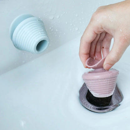 Anti-clogging bath plug stopper for sink and tub