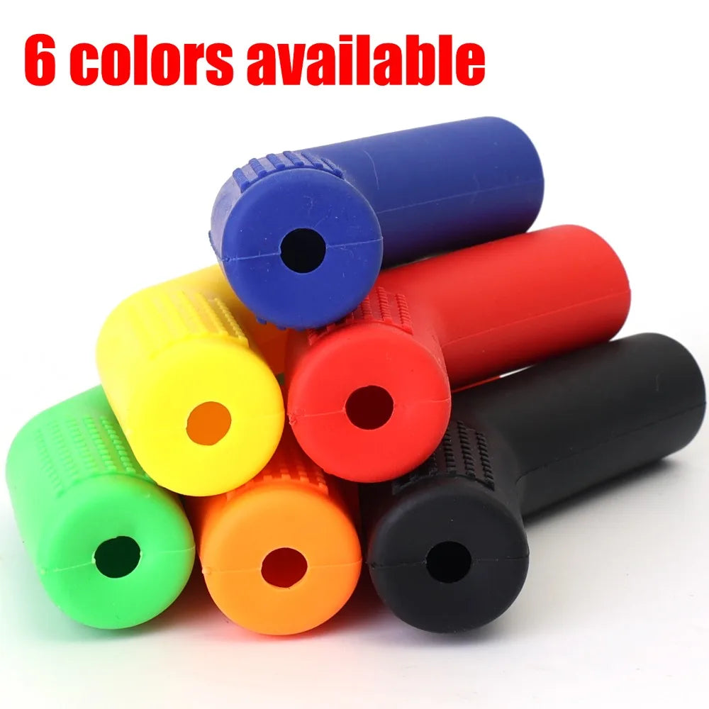 Motorcycle gear shift lever anti-scuff rubber cover for durable protection