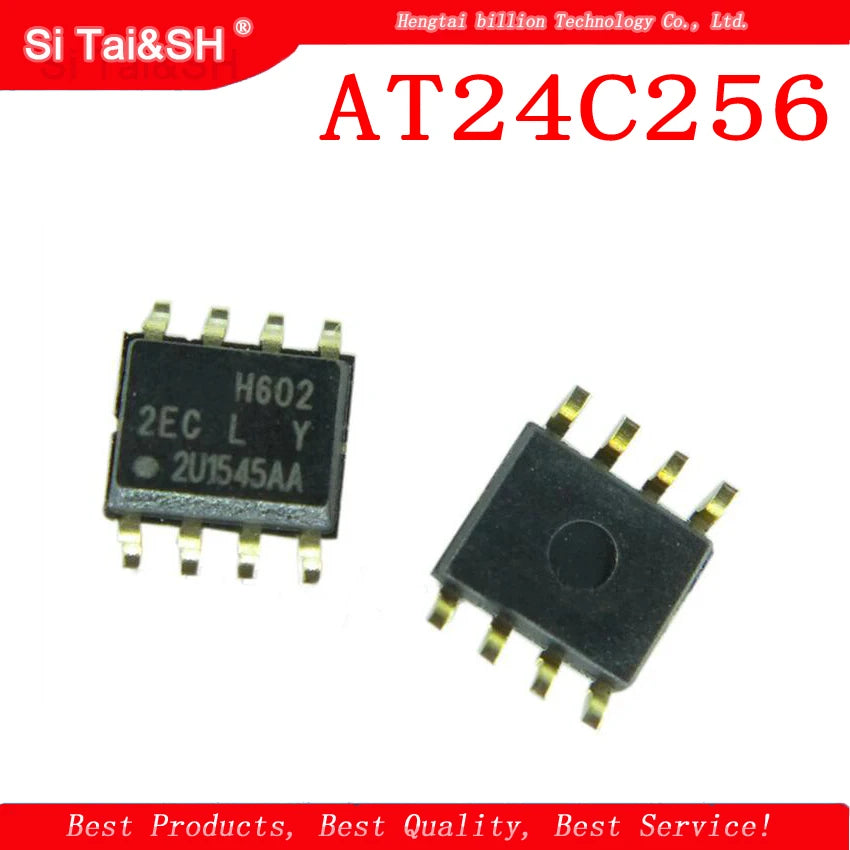 AT24C256N SOP-8 EEPROM IC chip 24C256 serial memory for electronic circuit storage and SMD applications