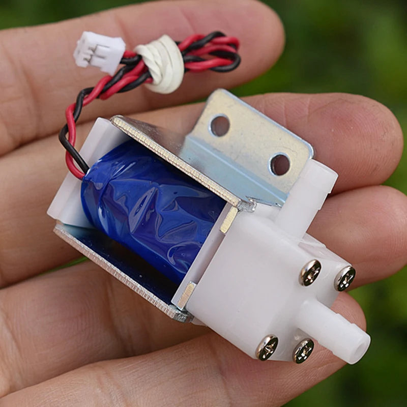1pc mini solenoid valve for air and water flow control, DC 12V 18V 24V, normally open, DIY garden watering sweeper Atomi
