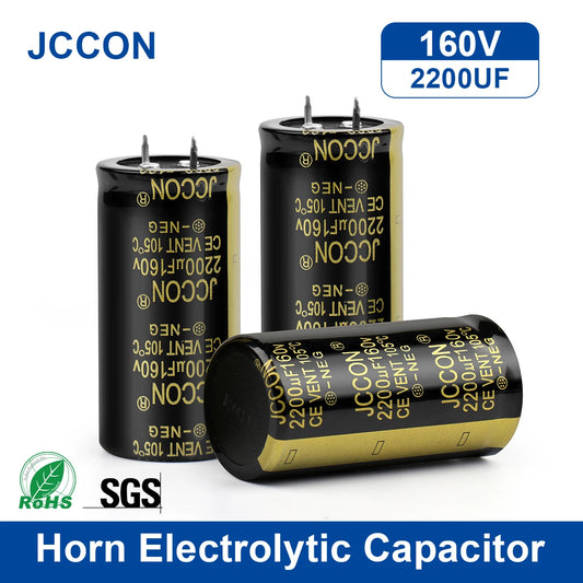 160V Audio Electrolytic Capacitor 1500UF 2200UF High Frequency Low ESR for HiFi Amplifier and Speaker
