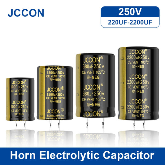 Audio electrolytic capacitor 250V 220UF to 1000UF high frequency low ESR for HiFi amplifier and audio circuits
