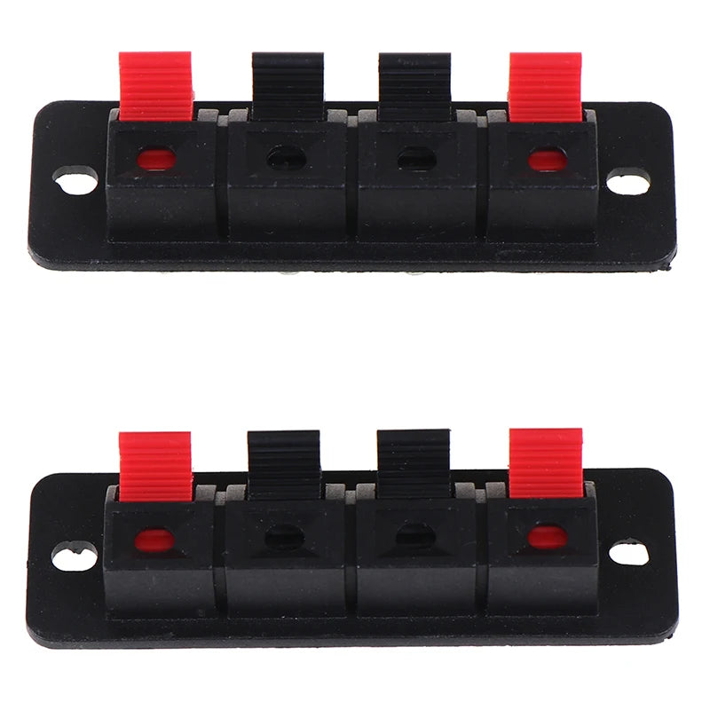 Audio speaker terminal clamp connector