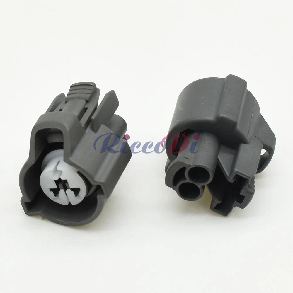 2-pin automotive wire harness connector DJ70230C demonstrating waterproof sealing for long-term electrical performance