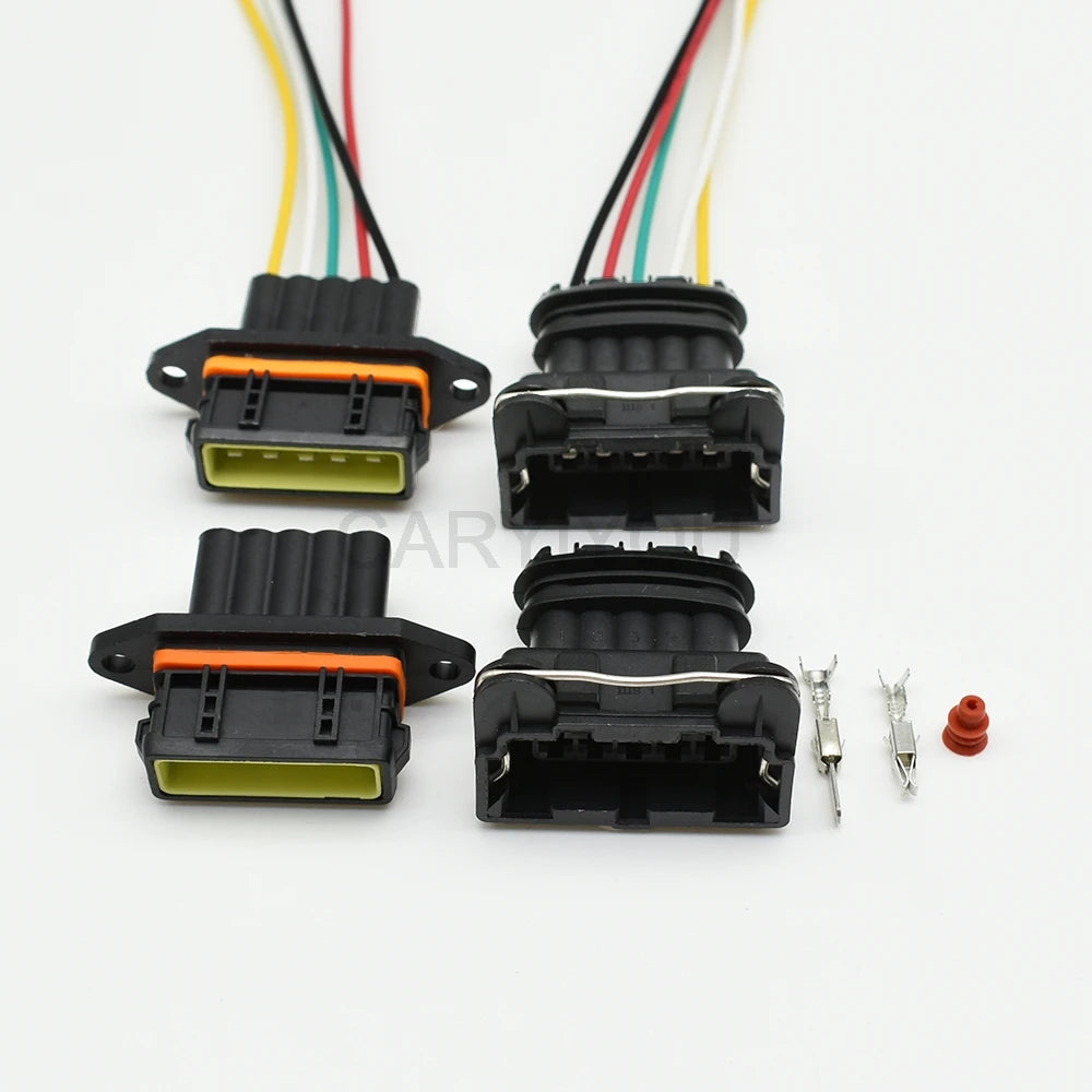 5 Pin auto sealed Junior Power Timer JPT socket plug connector, female and male, model 282193-1 DJ7053CA-3.5-21