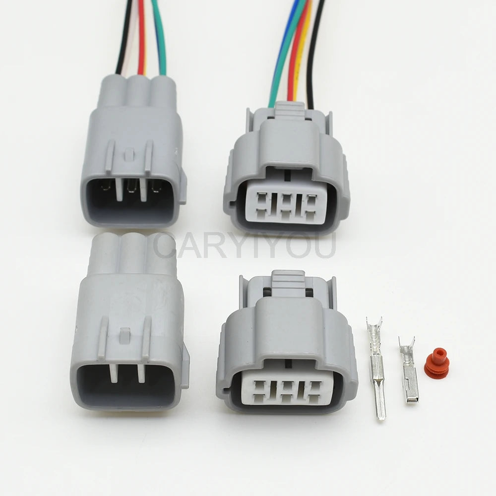 Automotive 6 pin TS accelerator pedal connector interface view for Toyota