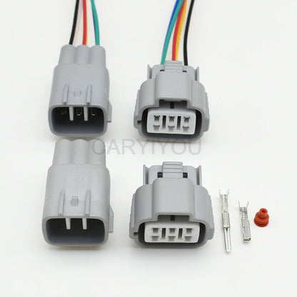 Automotive 6 pin TS accelerator pedal connector interface view for Toyota