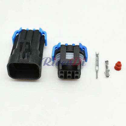 Automotive 6 pin Metri-Pack 150 connector socket, waterproof design for vehicle wiring harness 12052848 12124107