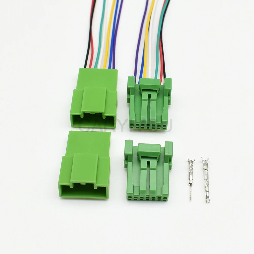 7 pin auto ACS plug locking structure and automotive brake wire socket design