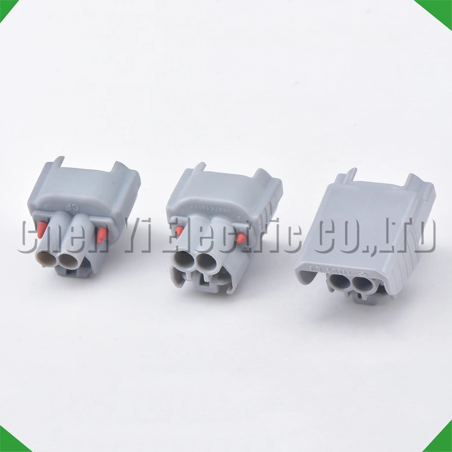 Auto wiring harness waterproof connector close up