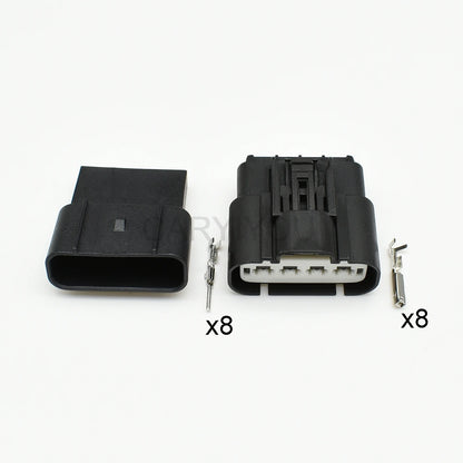 8 pin female male auto car plug for Hyundai KIA F804500 with locking structure