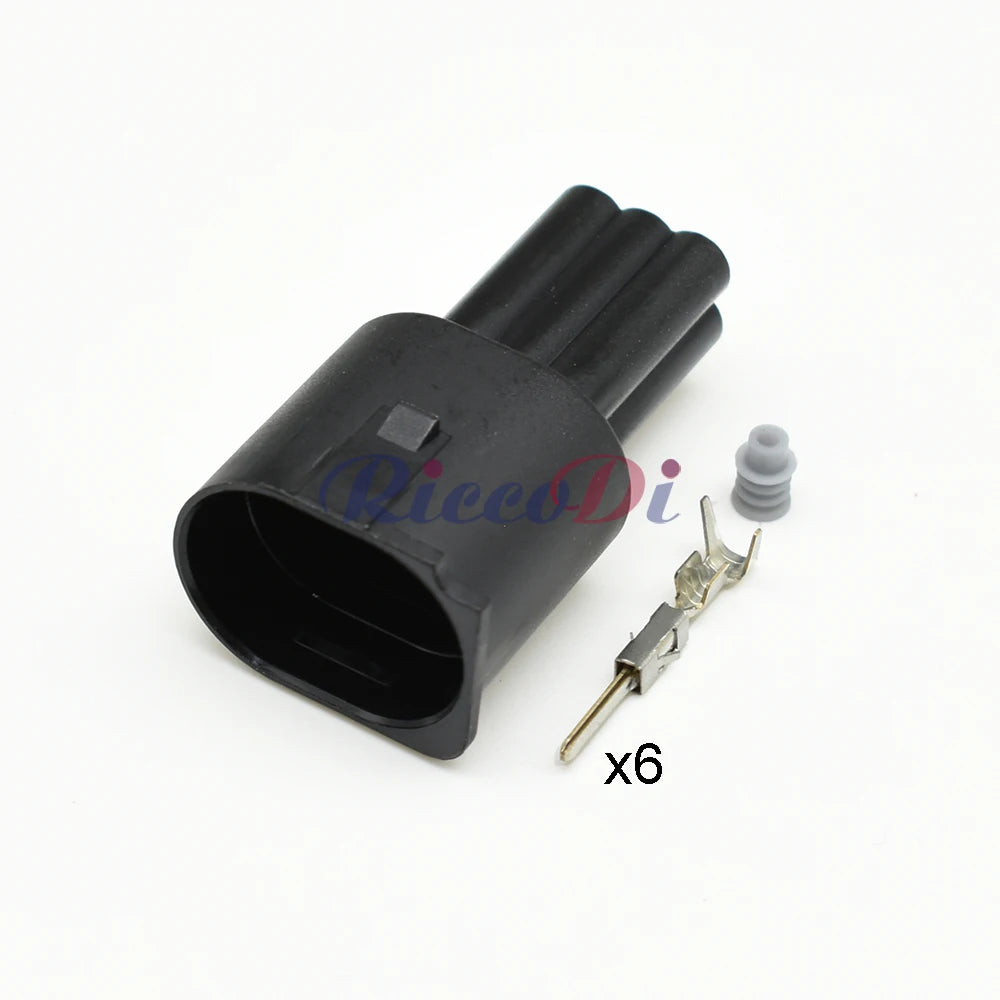 6 pin female auto connector locking structure and socket design for KIA Hyundai
