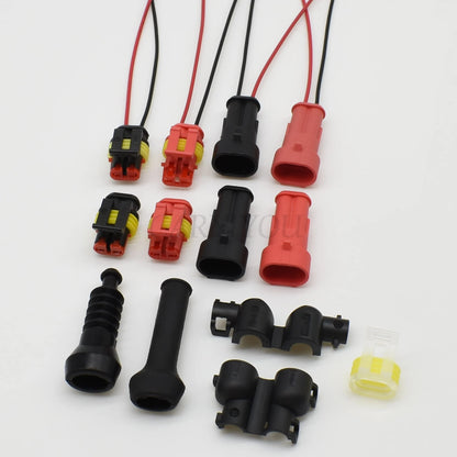 High-quality 2 pin automotive waterproof connector plug for male and female sensor connections