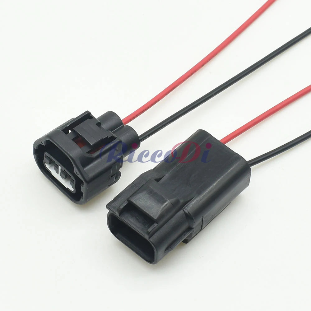 Automotive cooling fan connector terminal connection ensuring stable electrical performance
