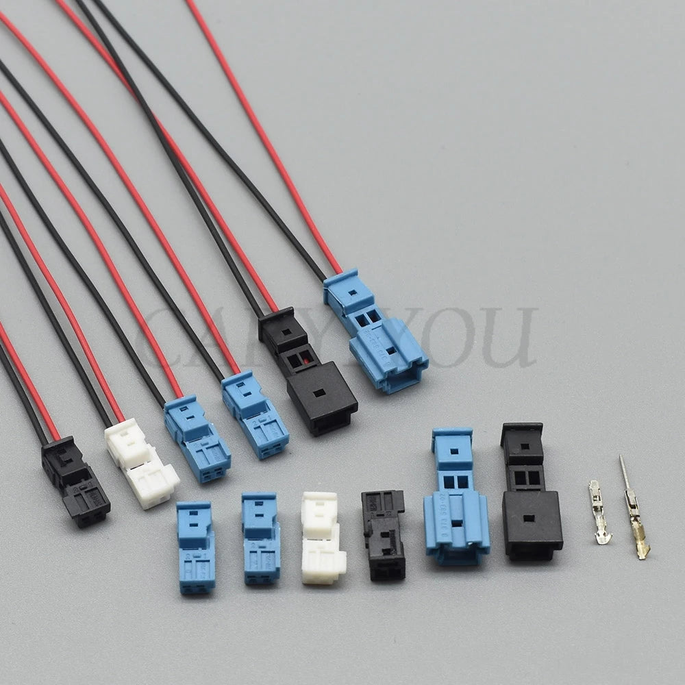 auto door panel wiring connector for lighting and audio signal connection