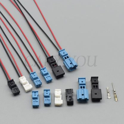 auto door panel wiring connector for lighting and audio signal connection