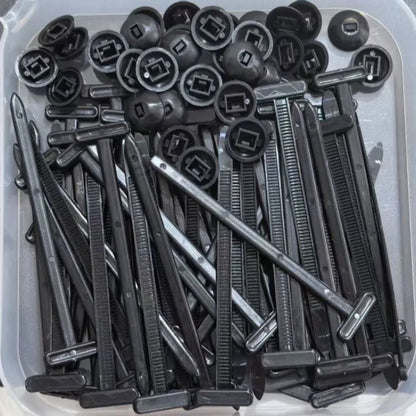 Auto fastener clip for secure wire management