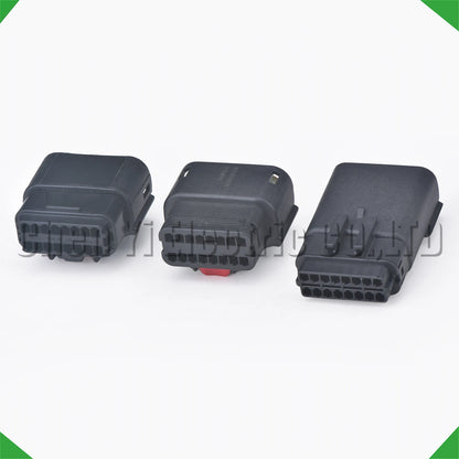 Wire harness plug 16 Pin for headlight lamp applications in Ford, GM, Lincoln, Dodge, and GMC vehicles