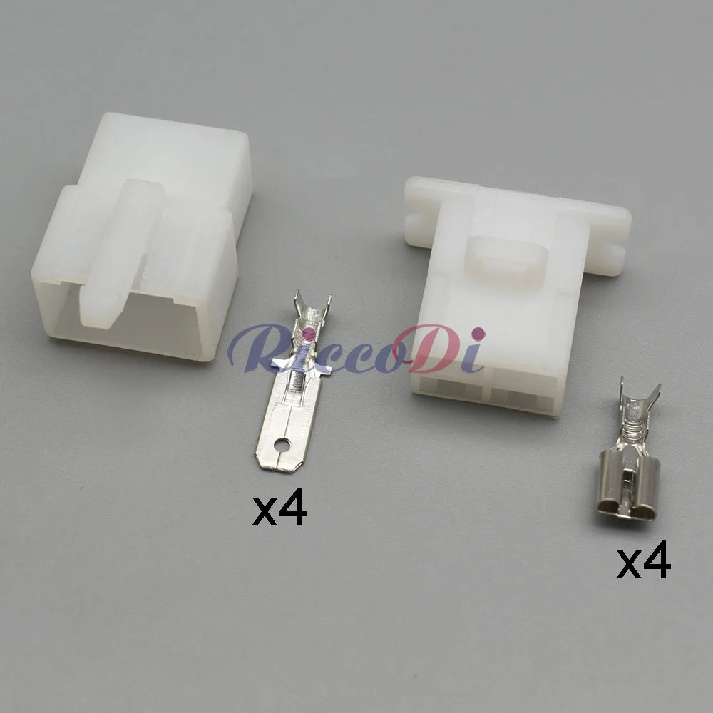 Male and female 6120-2043 automotive wire connector, suitable for intake pressure sensors, durable and waterproof