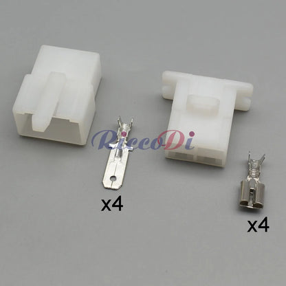 Male and female 6120-2043 automotive wire connector, suitable for intake pressure sensors, durable and waterproof
