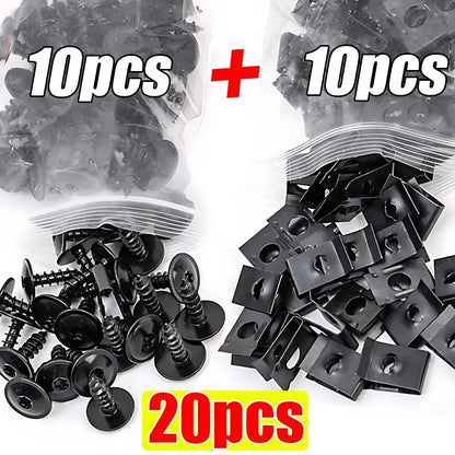 Automotive modification self-tapping fastener kit