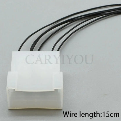 Auto and motorcycle 6 hole metal pin connector series