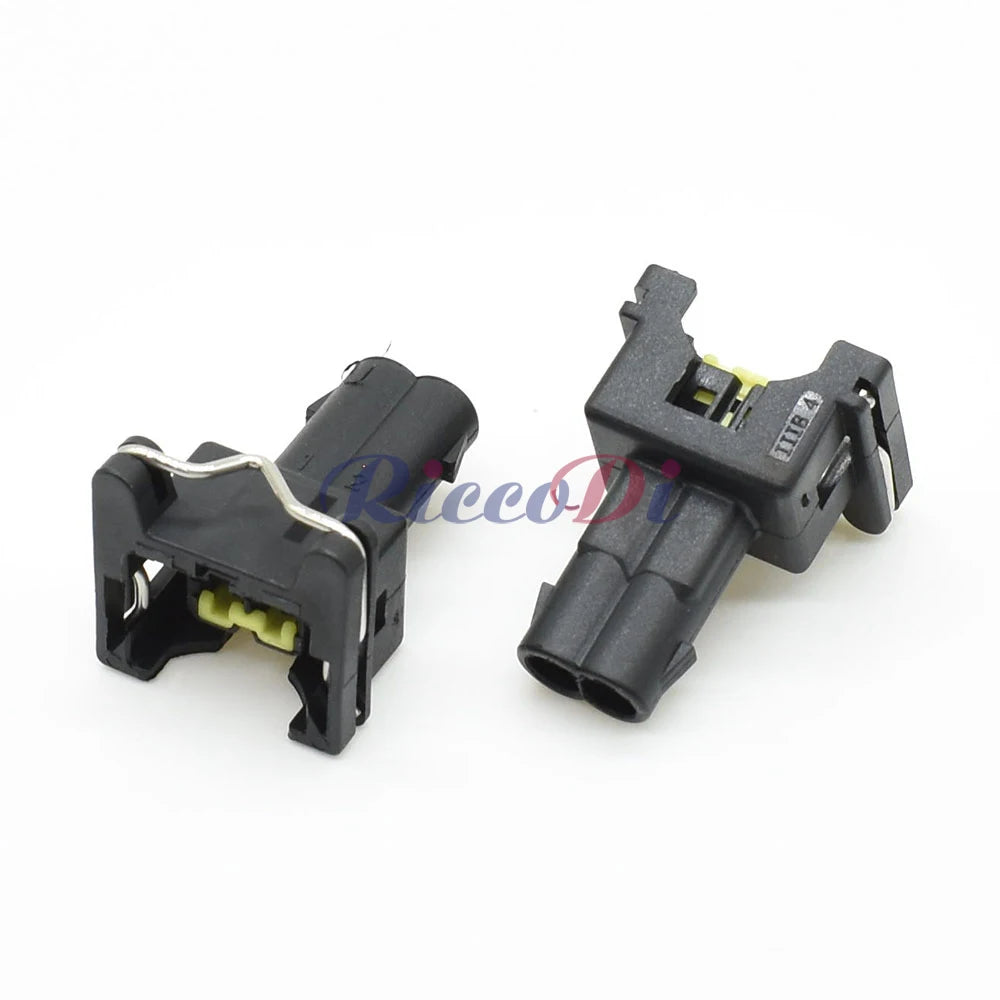 high-quality 2 pin female automotive oil sensor connector with wire for reliable oil system connections