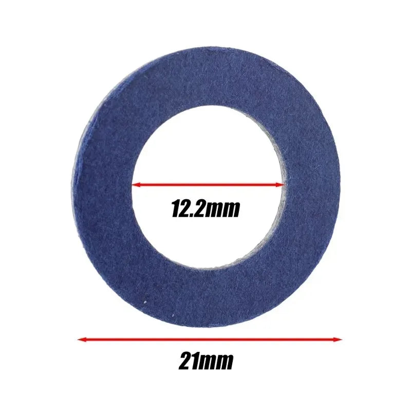 Automotive oil drain plug gasket seal ring replacement part