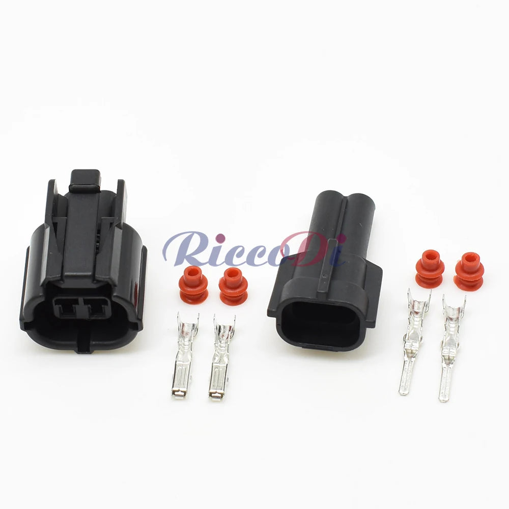 durable waterproof 2 pin automotive connector plug for purge control and temperature sensor applications