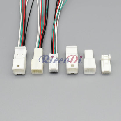 8 pins Tyco Amp auto connector socket electric wire terminal cable harness male female plug with locking structure for Toyota